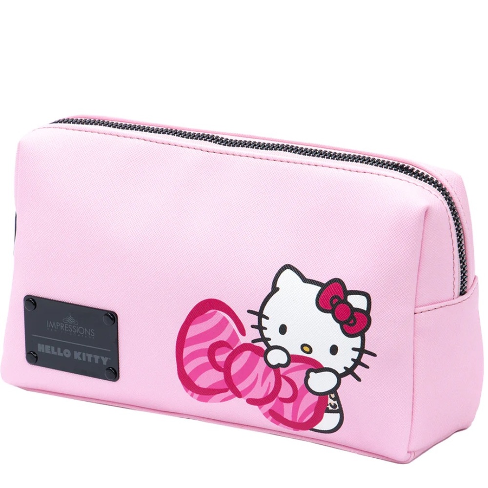 (NWT) Hello Kitty Cosmetic Pouch - COLOR Pink Animal